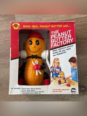 Vintage 1995 "The Peanut Butter Factory" By Broadway Toys Used Good Condition